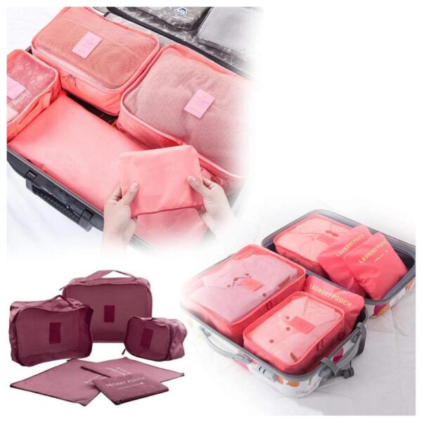 Cloth Organizer Pouch Laundry Zipper Bags (6 pcs) - Image 5