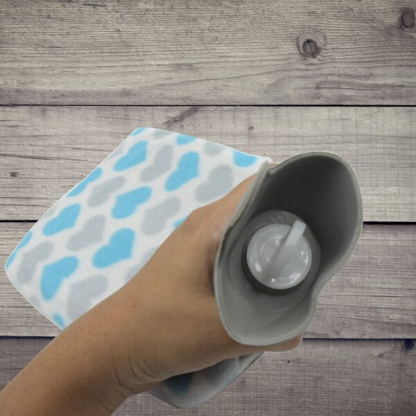 Hot Water Bag With Cover For Pain Relief, Neck, Shoulder Pain and Hand, Feet Warmer, Menstrual Cramps, Hot and Cold Therapy Leak Proof (1 Pc) - Image 4