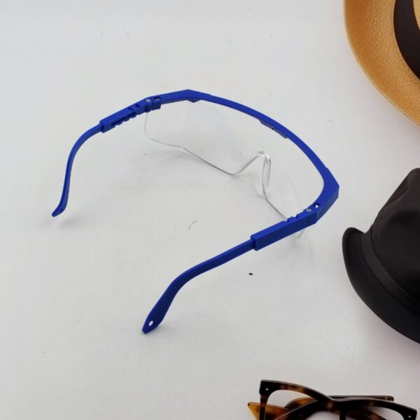 Safety Glasses Dust Wind Proof Eye Glasses UV Protection, Safety Goggles Eyewear  Adjustable clear shooting eye protection eyewear clear glasses for men women lab goggles over glasses - Image 6