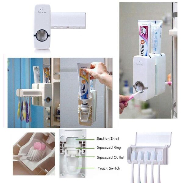 Toothpaste Dispenser & Tooth Brush Holder - Image 6