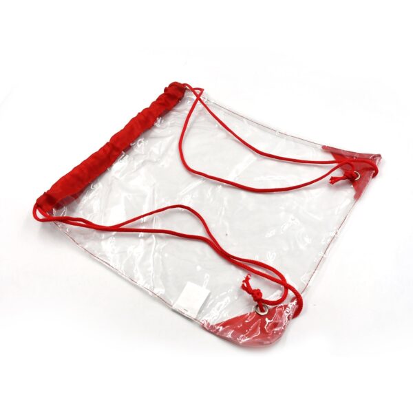 Plastic Waterproof Pouch Transparent Stadium Bags Clear String Bag for Gym Concert Travel Beach Swimming Sport - Image 4