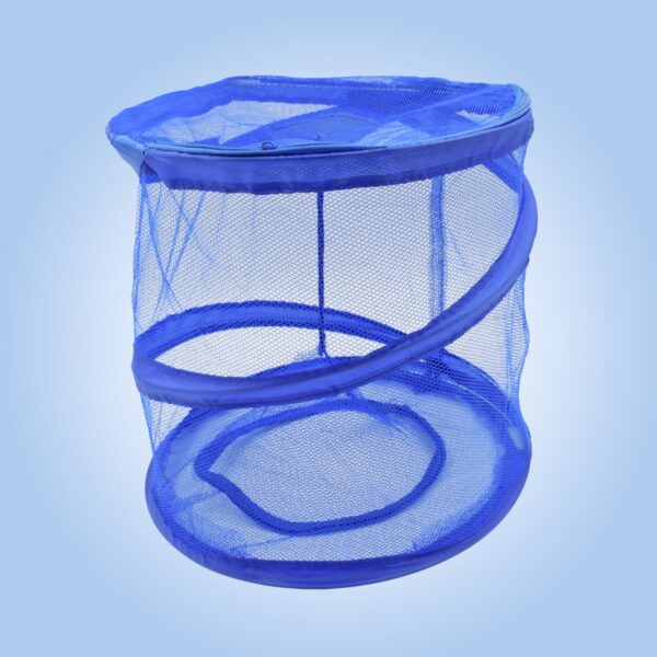 Mesh Popup Laundry Hamper, Foldable Portable Cylindrical Dirty Clothes Basket for Bedroom, Kids Room, College Dormitory and Travel - Image 8