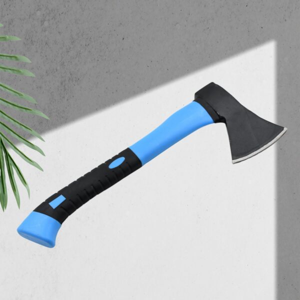 Gardening Tools 787Gm Hatchet Axe Fiberglass Body Rubberized Handle Wood Cutting Axe, Camping Axe, Safety Axe - Image 5