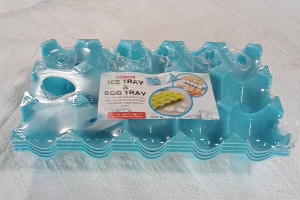 15 Cavity Plastic Egg Tray Egg Trays for Storage with 15 Eggs Holder (4 Pc Set) - Image 9