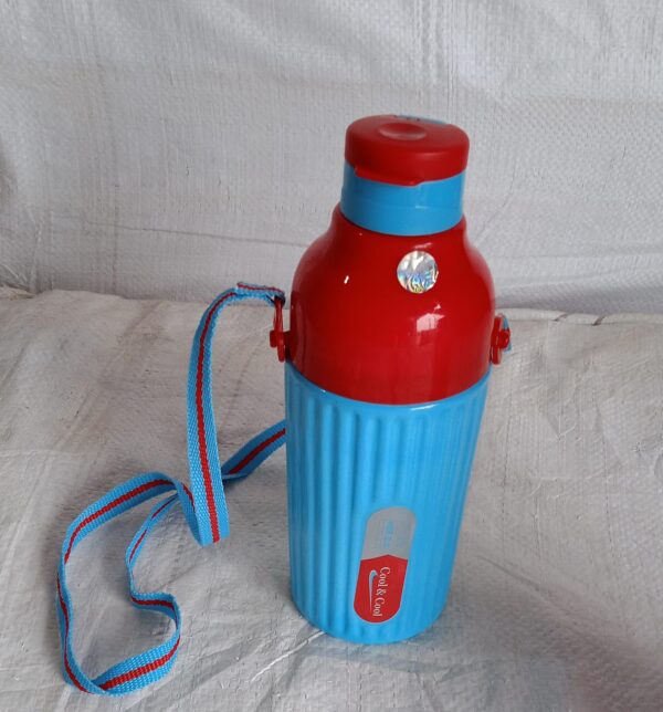 Plastic Sports Insulated Water Bottle with Dori Easy to Carry High Quality Water Bottle, BPA-Free & Leak-Proof! for Kids' School, For Fridge, Office, Sports, School, Gym, Yoga (1 Pc / 500ML) - Image 6
