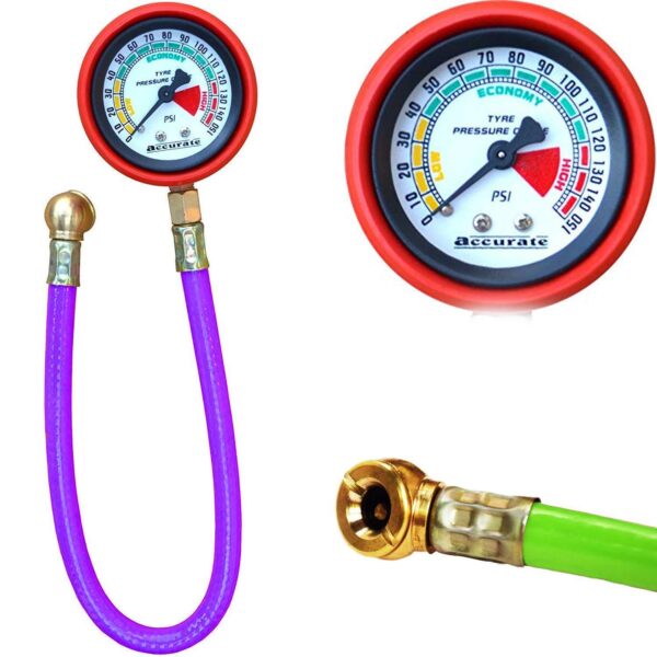 Heavy Duty Tire Inflator Gauge Air Compressor Accessories - Image 5