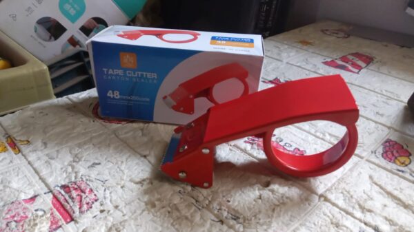 Metal Packing Tape Dispenser Cutter for Home Office use, Tape Dispenser for Stationary, Tape Cutter Packaging Tape - Image 7