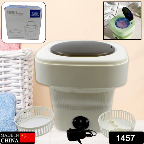 Folding Washing Machine, Mini Portable Washing Machine, Deep Cleaning Half Automatic Washt, Mini Foldable Washing Machine, Suitable For Socks, Underwear, Baby Clothes - Image 2