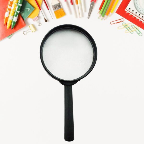 Magnifying glass Lens - reading aid made of glass - real glass magnifying glass that can be used on both sides - glass breakage-proof magnifying glass, Protect Eyes, 75mm & 50mm (2pc Set) - Image 6