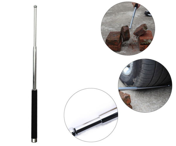 Multi-Function Collapsible Self Defense Stick Extended - Image 4