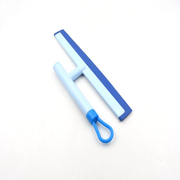 Glass Cleaning Wiper Window Cleaner, for Bathroom, Windows, and Car Glass, Window  Mirror Scraper Brush with Soft Rubber - Image 4