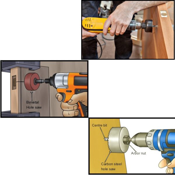 12 pcs 19-64mm Hole Saw Kit - Image 6
