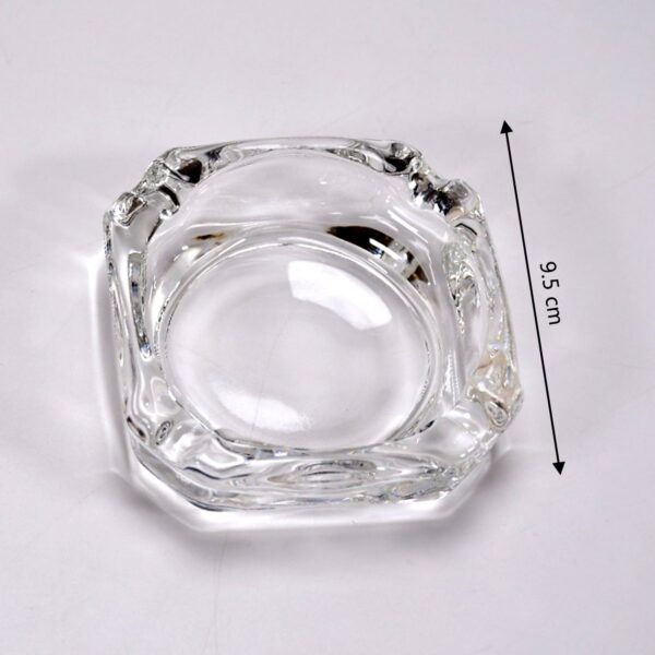 Glass Brunswick Crystal Quality Cigar Cigarette Ashtray Round Tabletop for Home Office Indoor Outdoor Home Decor - Image 5