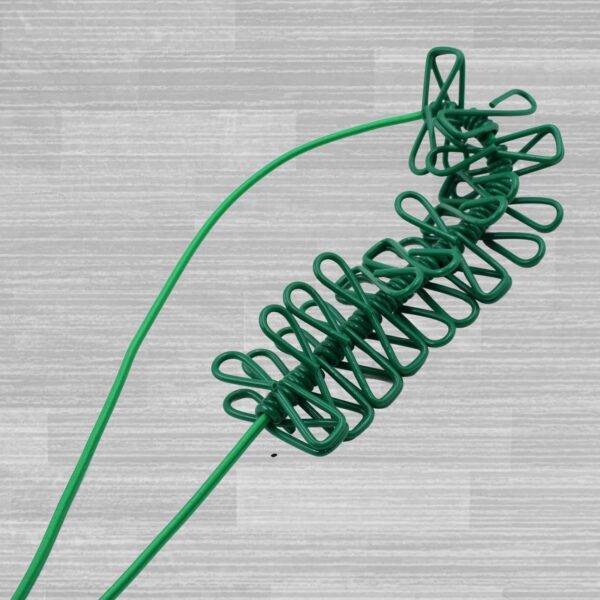 Elastic Cloth Drying Rope with 12 Metal Clip Portable Clothes line For Home & Travel - Image 5