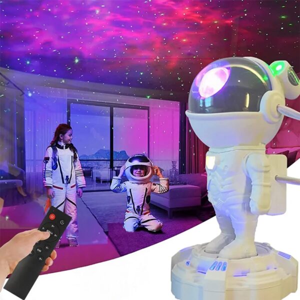 Robot Sky Space Stars Light Astronaut Galaxy Projector, Night lamp, Bedroom, Kids, Projector, Remote Control, Star Projector Will Take Children's to Explore The Vast Starry Sky for Adults, raksha bandhan, Diwali Gift - Image 8