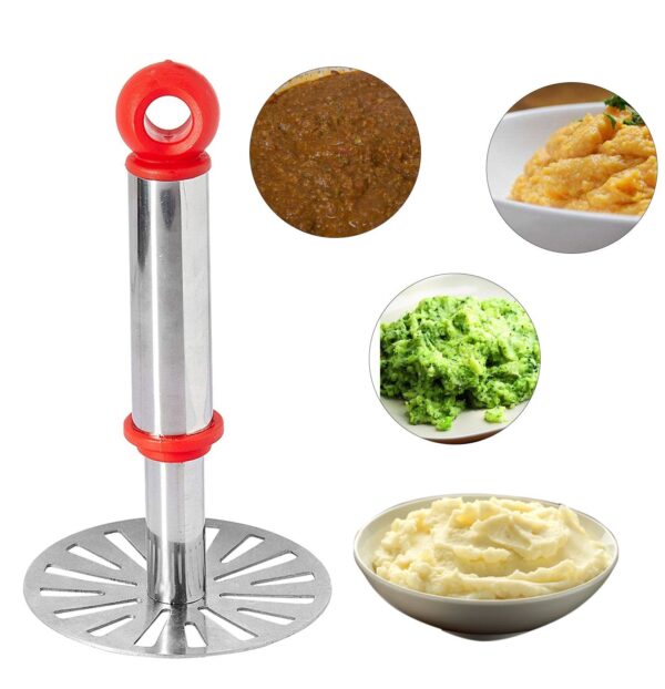 Stainless Steel Potato Masher, PauBhaji Masher - Image 6