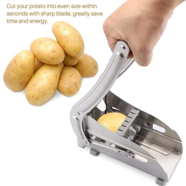 Stainless Steel French Fries Potato Chips Strip Cutter Machine - Image 7