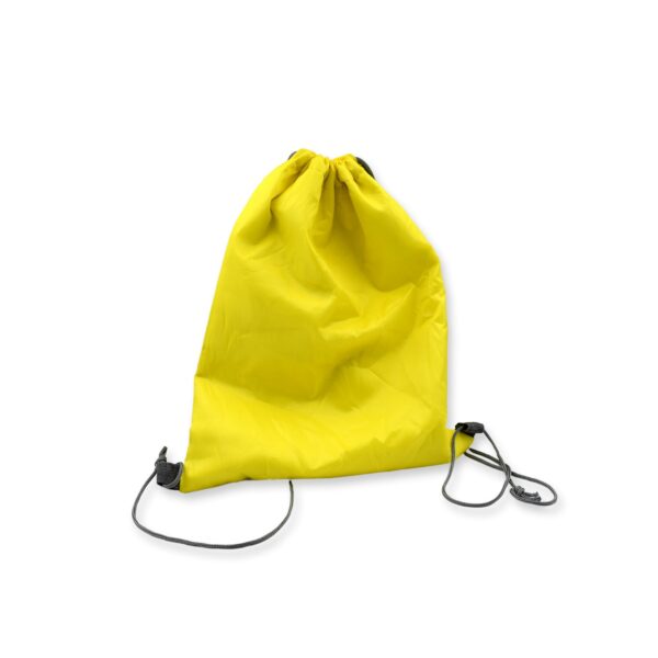 Portable Dori Bag Inside silver with coating Drawstring Backpack, Gym Sack Light Weight Multi Storage Bags Large Capacity for Shopping - Image 4