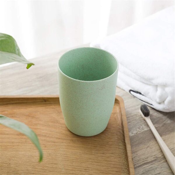 Reusable Cups/Mugs/ Glass/ Tumbler Set Eco Friendly Cups for Drinking Tea Coffee, Dishwasher Safe, Non-slip Bathroom Cup Tooth Cups For Home Office (1 Pc) - Image 3
