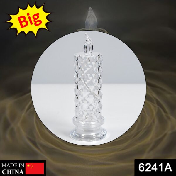 Rose Candles for Home Decoration, Crystal Candle Lights - Image 2