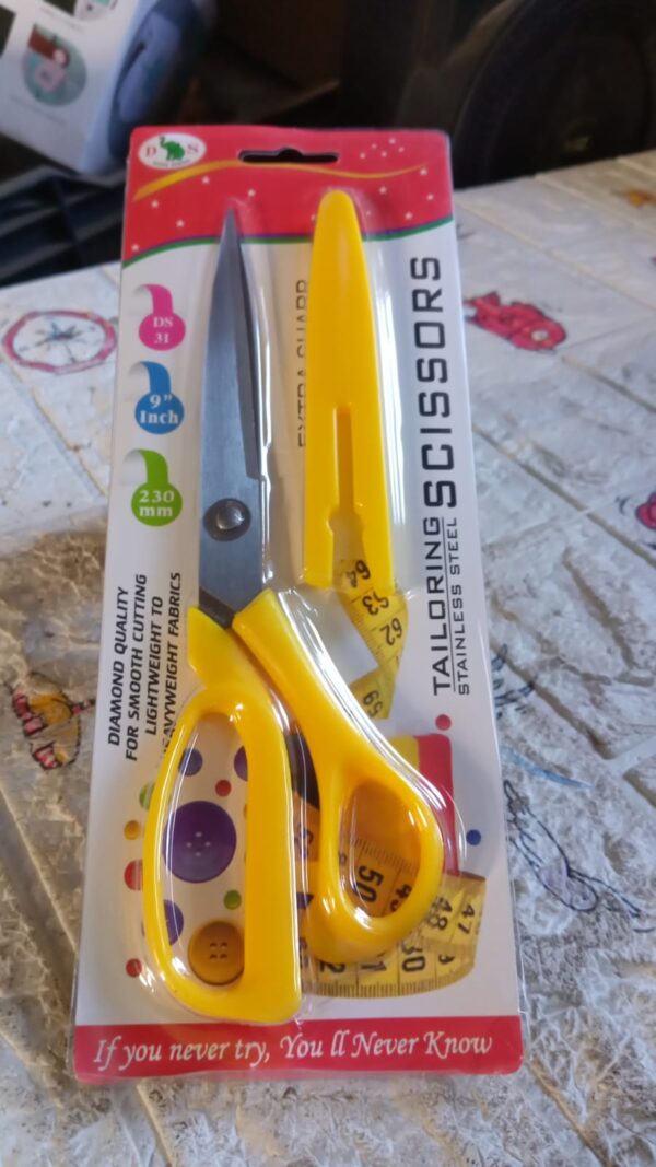 Scissors for craft work paper cutter Scissor stainless steel All Purpose Ergonomic Comfort Grip Office Scissors Craft Shears Sharp Scissors (9 Inch) - Image 6