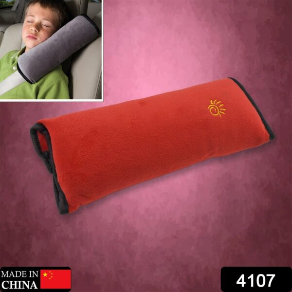 Child Safety Belt Cushion Universal Car Seat Belt Cushion Adjustable Support for Neck and Shoulder in Car when Sleeping for Children and Adults (1 Pc) - Image 2