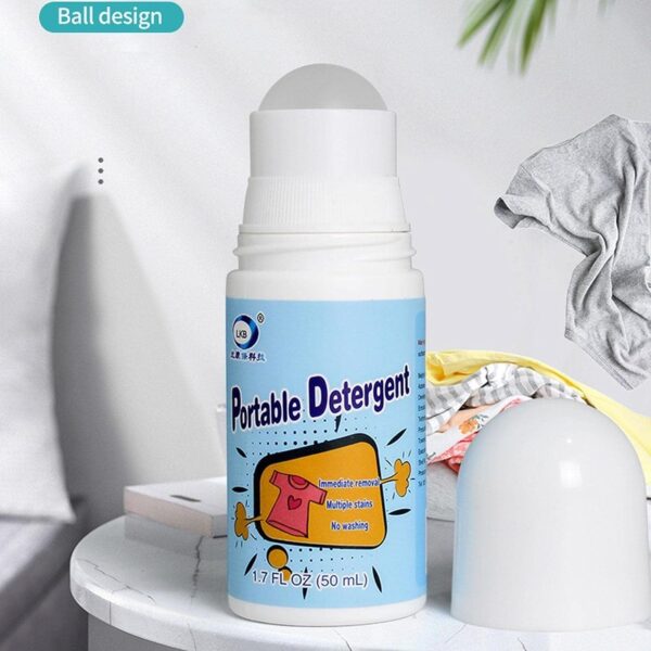 Clothes Stain Remover Bead Design Emergency Stain Rescue Roller Cleaner for Natural Fabric Removes Oil Almost All Types of Fabrics - Image 4