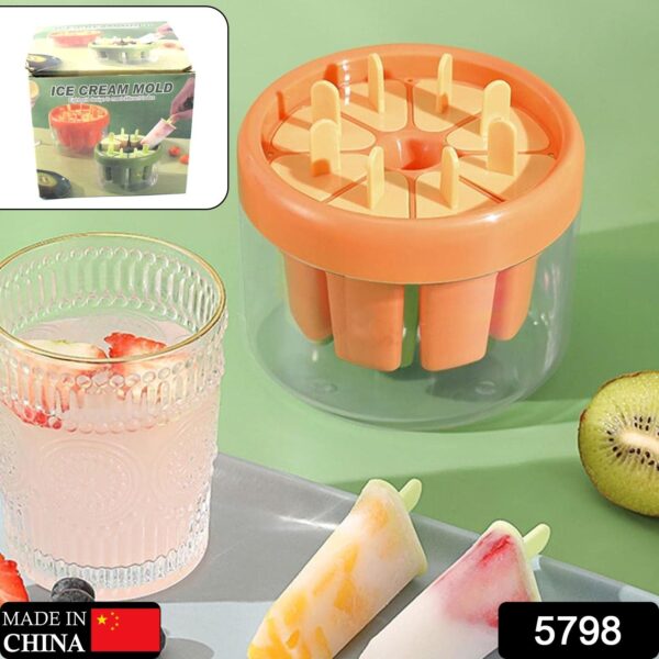 Ice Cream Candy Molds With Sticks Easy Release Summer Party Supplies Popsicles Candy Molds (8 Candy Mold Maker) - Image 2