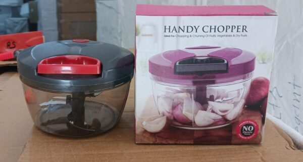 Handy Mini Plastic Vegetable Chopper Cutter, Onion Chopper Vegetables for Kitchen Accessories with 3 Blades - Image 10