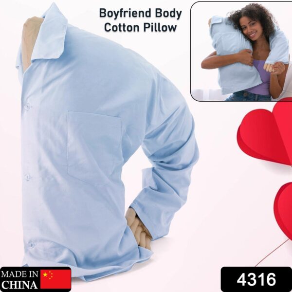 Boyfriend Body Cotton Pillow, Body Pillow Super Soft Boyfriend Pillow Intimate Romantic Bedroom Partner Fun and Unique Dress Up Gift Ideas Body Pillows (1 Pc ) - Image 2
