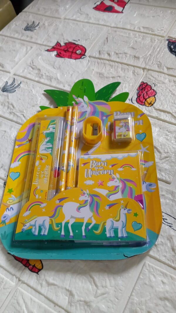 6 PC SET STATIONARY SET INCLUDING PENCIL RULER RUBBER PENCIL SHARPENER  SCHOOL, OFFICE PRODUCT GIFT - Image 7