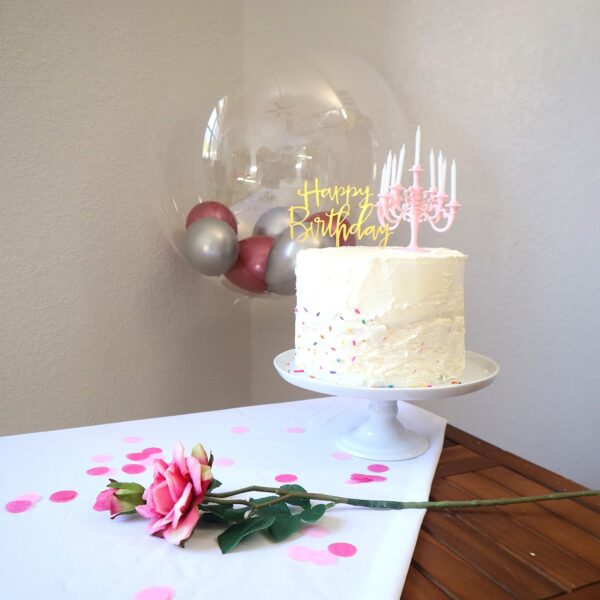 Luxury Birthday Candle Set | Elegant Cake Toppers & Holders for Parties and Proposals - Image 3