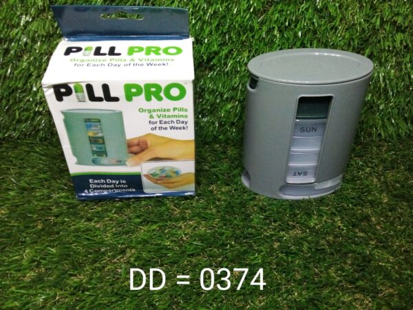 Pill Pro 7 Day Weekly Tablet Medicine Organizer Box - Image 6