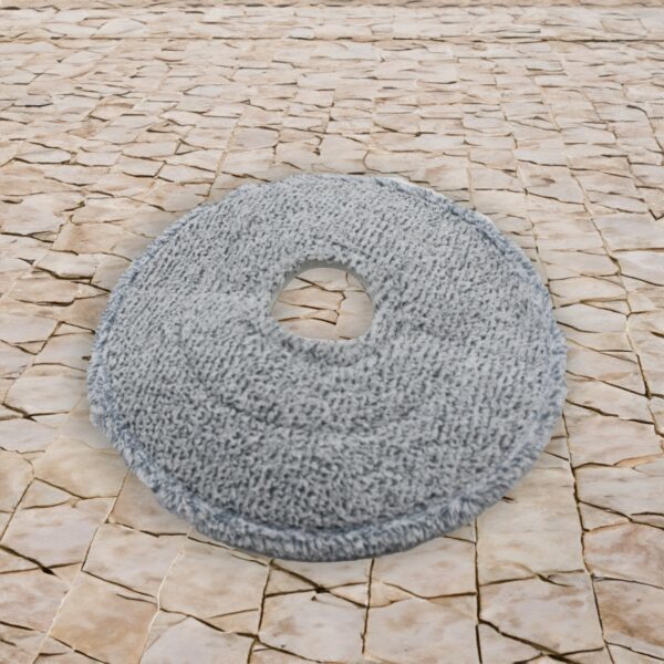 Round Shape Mop Head  with 1 Pad Extra Clean Water Spin Mop with Separate Water Bucket, Suitable for All Types of Flooring, Separates Dirty and Clean Water, Wet - Image 6