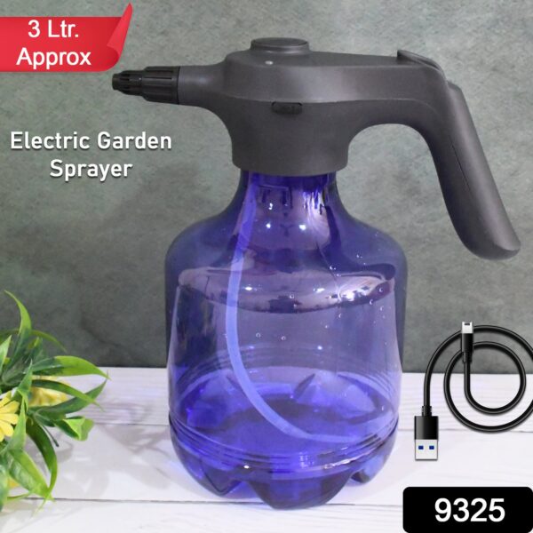 Electric Spray Bottle 3L Garden Sprayer Automatic Watering Can Rechargeable Battery Powered Sprayer For Garden Fertilizing (1Pc 3Ltr. Approx) - Image 2