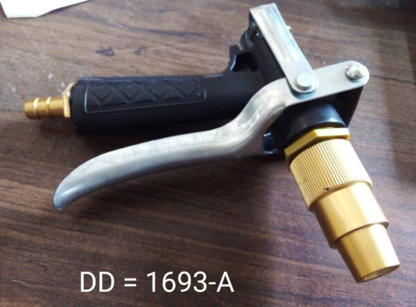 Durable Gold Color Trigger Hose Nozzle Water Lever Spray - Image 10