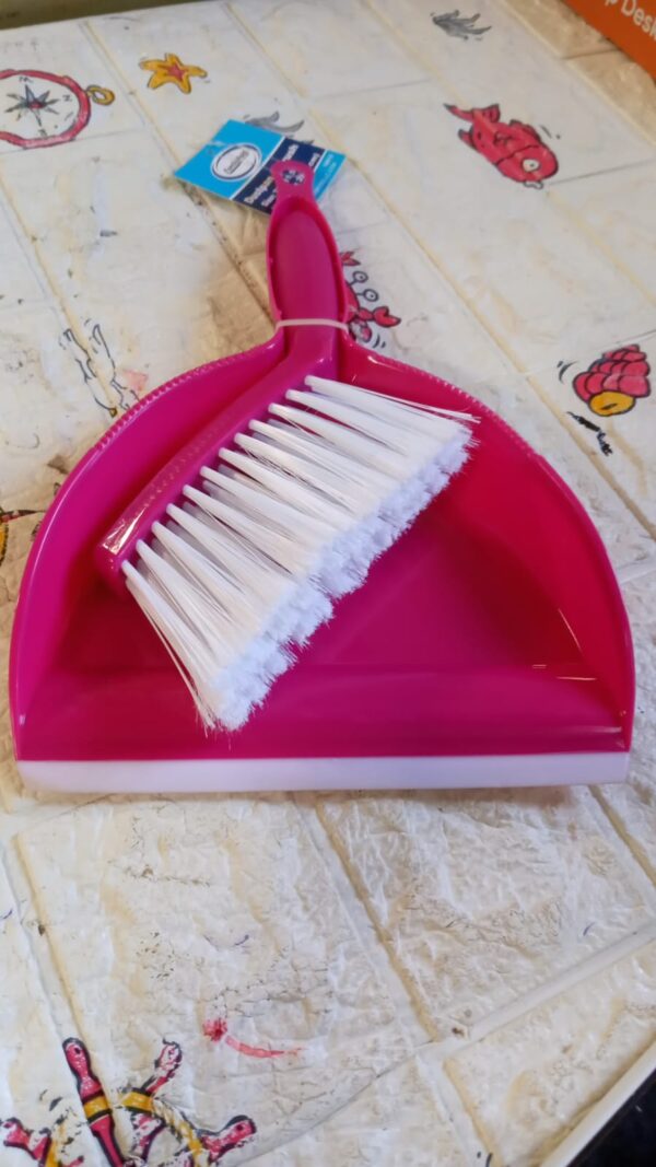 Mini Dustpan Supdi with Brush Broom Set for Multipurpose Cleaning, Cleaning Broom Brush and Dustpan | Sweep Set for All Surfaces, for Cleaning Tool for Desk, Car & Animal Waste etc (2 Pc Set) - Image 7