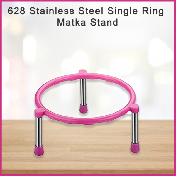 Stainless Steel Single Ring Matka Stand - Image 8