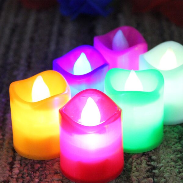 Festival Decorative - LED Tealight Candles (Multi Color) - Image 7