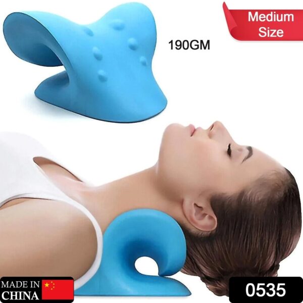 Neck Relaxer | Cervical Pillow for Neck & Shoulder Pain | Chiropractic Acupressure Manual Massage | Medical Grade Material | Recommended by Orthopaedics - Image 2