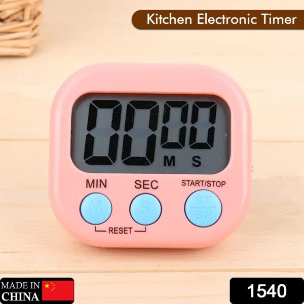 Digital Kitchen Timer Clear Big Digits 0-99 Min for Cooking Office Clock - Image 2