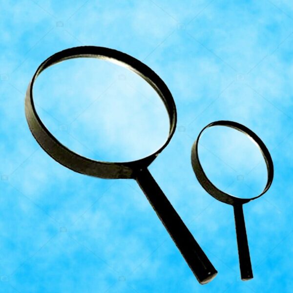 Magnifying glass Lens - reading aid made of glass - real glass magnifying glass that can be used on both sides - glass breakage-proof magnifying glass, Protect Eyes, 75mm & 50mm (2pc Set) - Image 5