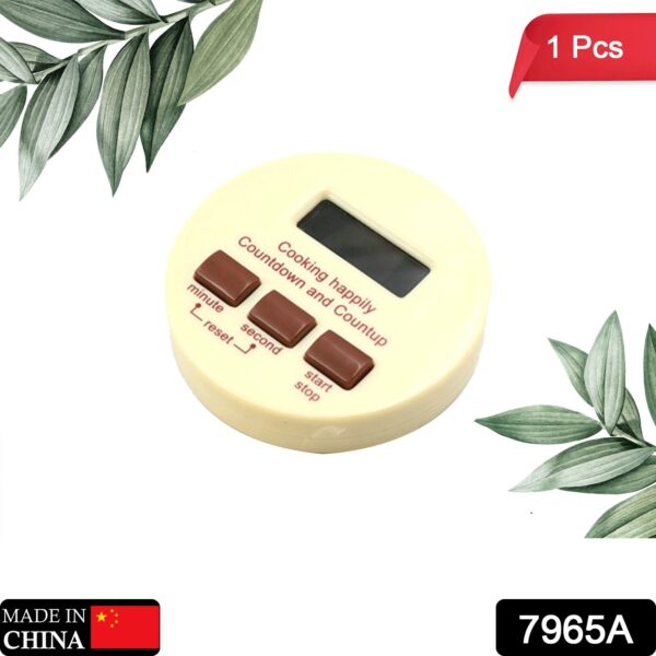 DIGITAL KITCHEN TIMER WITH ALARM | STOP WATCH TIMER FOR KITCHEN | KITCHEN TIMER WITH MAGNETIC STAND |TIMER CLOCK FOR STUDY - Image 2