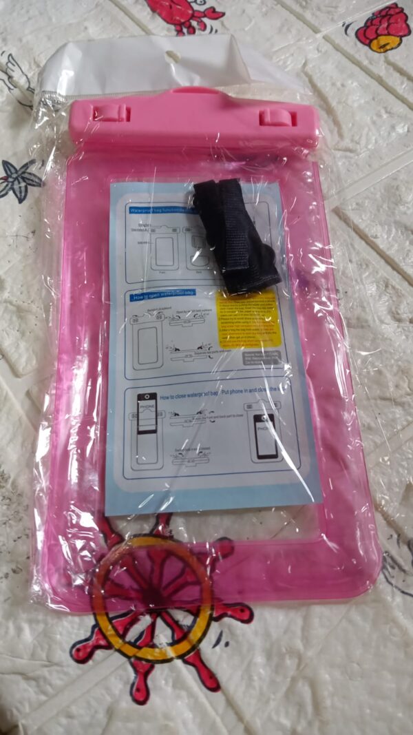 Mix Color Waterproof Pouch Lock Mobile Cover Under Water Mobile Case Waterproof Mobile Phone Case, Waist Bag, Underwater Bag for Smartphone iPhone, Swimming, Rain Cover Camping For all Mobile. - Image 6