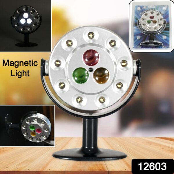 Multifunctional Magnetic LED Flashlight, High Quality waterproof light, Three Ultra-Bright LEDs, Battery Operated LED Light (Battery Not Included) - Image 2