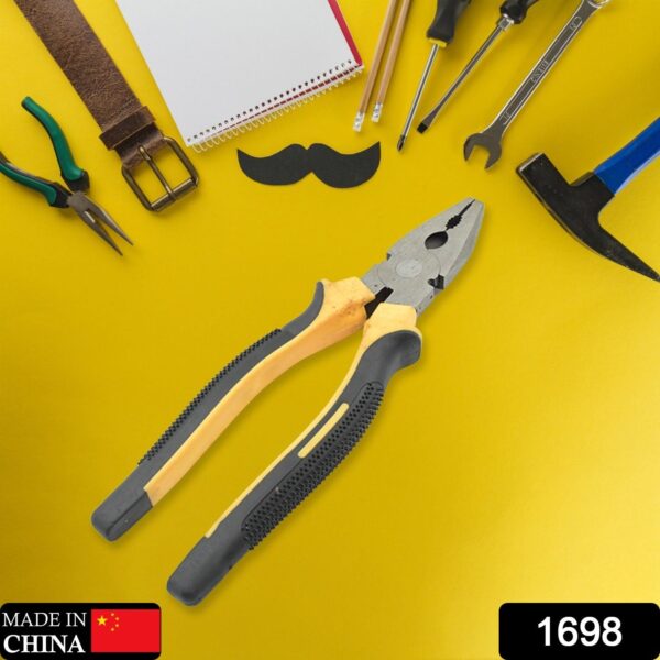 Wire Beading Featured Repair Tool Serrated reliable efficacy Jaws Combination Cutting Plier, Sturdy Steel Combination Plier for Home & Professional Use 1pc - Image 2