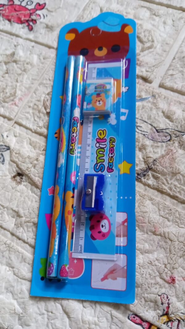 Fun & Functional! 5-in-1 Cartoon Pencil Set for School & Play (5 Pc) - Image 8