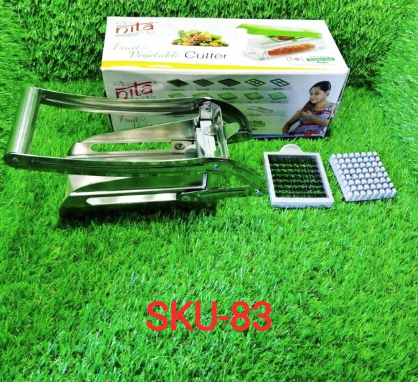 Stainless Steel French Fries Potato Chips Strip Cutter Machine - Image 8