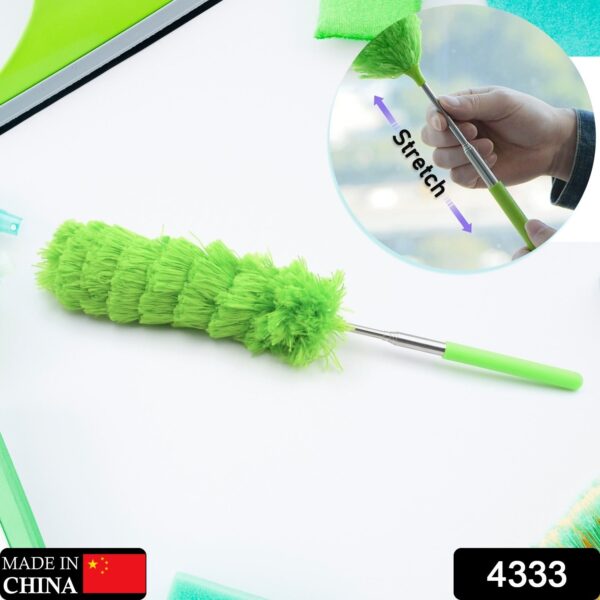 Adjustable Long Handle, Microfiber Duster for Cleaning, Microfiber Hand Duster Washable Microfiber Cleaning Tool Extendable Dusters for Cleaning Office, Car, Computer, Air Condition, Washable Duster - Image 2