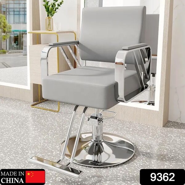 SALON CHAIR HYDRAULIC CHAIR FOR BUSINESS OR HOME, SIMPLICITY BARBER CHAIR SALON BEAUTY SPA SHAMPOO HAIR PROFESSIONAL HYDRAULIC STYLING CHAIR (SILVER 1 UNIT ) - Image 2